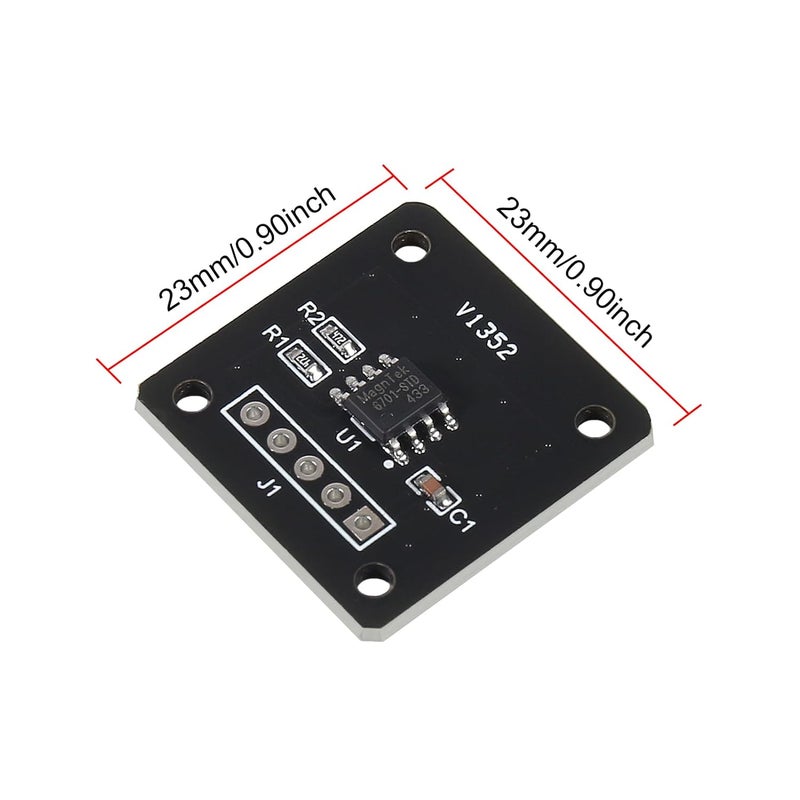 UMLIFE 5PCS MT6701 Magnetic Encoder Magnetic Induction Angle Measurement Sensor Module 14bit High Precision Replacement AS5600 - Image 3
